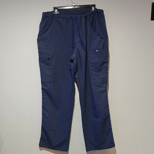 Figs Scrub Pants 2XL Bottoms Navy Blue Mens